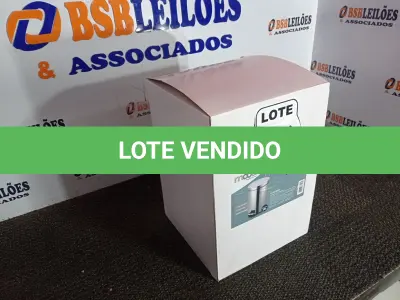 LOTE 181 - 01 LIXEIRA EM INOX C/PEDAL TAMANHO G MARCA GOEDERT GROUP 12L (SEM USO) (NO ESTADO, NÃO SABEMOS SE FUNCIONA. LEILÃO NÃO TEM GARANTIA E NEM DEVOLUÇÃO, SUJEITO A POSSÍVEIS AVARIAS VISÍVEIS/OCULTAS E/OU AUSÊNCIA DE COMPONENTES)