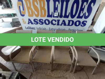 LOTE 048 - 04 CADEIRAS DE JARDIM (CHAIR GARDEN). (NO ESTADO EM QUE SE ENCONTRA. SUJEITO A AVARIAS OCULTAS/VISÍVEIS.) BF8568H/ AV9803U/ BF8568F/ BF8568E
