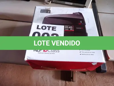 LOTE 002 - 01 - RELÓGIO PONTO BIOMÉTRICO, IDCLASS (NO ESTADO, NÃO SABEMOS SE FUNCIONA. LEILÃO NÃO TEM GARANTIA E NEM DEVOLUÇÃO, SUJEITO A POSSÍVEIS AVARIAS VISÍVEIS/OCULTAS E/OU AUSÊNCIA DE COMPONENTES)