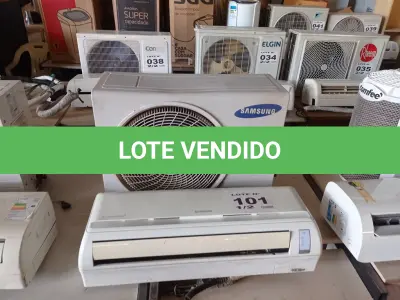 LOTE 101 - 01 KIT AR-CONDICIONADO SAMSUNG 12000 BTUS (NO ESTADO, NÃO SABEMOS SE FUNCIONA. LEILÃO NÃO TEM GARANTIA E NEM DEVOLUÇÃO, SUJEITO A POSSÍVEIS AVARIAS VISÍVEIS/OCULTAS E/OU AUSÊNCIA DE COMPONENTES)