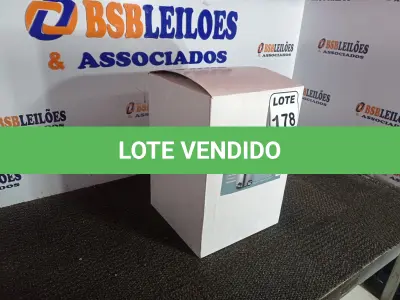 LOTE 178 - 01 LIXEIRA EM INOX C/PEDAL TAMANHO G MARCA GOEDERT GROUP 12L (SEM USO) (NO ESTADO, NÃO SABEMOS SE FUNCIONA. LEILÃO NÃO TEM GARANTIA E NEM DEVOLUÇÃO, SUJEITO A POSSÍVEIS AVARIAS VISÍVEIS/OCULTAS E/OU AUSÊNCIA DE COMPONENTES)