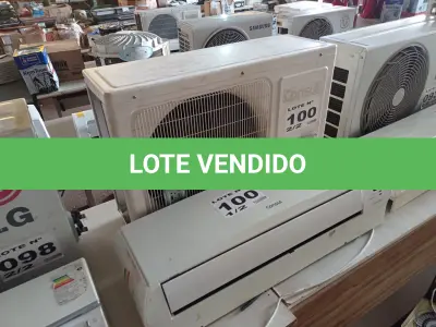 LOTE 100 - 01 KIT AR-CONDICIONADO CONSUL 12000 BTUS (NO ESTADO, NÃO SABEMOS SE FUNCIONA. LEILÃO NÃO TEM GARANTIA E NEM DEVOLUÇÃO, SUJEITO A POSSÍVEIS AVARIAS VISÍVEIS/OCULTAS E/OU AUSÊNCIA DE COMPONENTES)