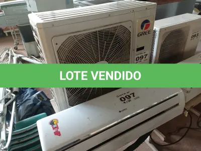 LOTE 097 - 01 KIT AR-CONDICIONADO GREE 30000 BTUS (NO ESTADO, NÃO SABEMOS SE FUNCIONA. LEILÃO NÃO TEM GARANTIA E NEM DEVOLUÇÃO, SUJEITO A POSSÍVEIS AVARIAS VISÍVEIS/OCULTAS E/OU AUSÊNCIA DE COMPONENTES)
