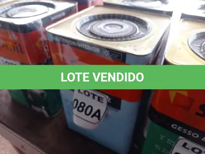 LOTE 080 - 01 LATA DE TINTA BASE COR BRANCO 16L ACRÍLICO PREMIUM MARCA SUVINIL (NO ESTADO, NÃO SABEMOS SE FUNCIONA. LEILÃO NÃO TEM GARANTIA E NEM DEVOLUÇÃO, SUJEITO A POSSÍVEIS AVARIAS VISÍVEIS/OCULTAS E/OU AUSÊNCIA DE COMPONENTES)