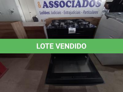 LOTE 002 - 01 FOGÃO (STOVE). (NO ESTADO EM QUE SE ENCONTRA. SUJEITO A AVARIAS OCULTAS/VISÍVEIS.) BF8674U