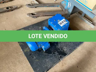 LOTE 028 - 01 - MOTORREDUTOR WEG GEREMIA (NO ESTADO, NÃO SABEMOS SE FUNCIONA. LEILÃO NÃO TEM GARANTIA E NEM DEVOLUÇÃO, SUJEITO A POSSÍVEIS AVARIAS VISÍVEIS/OCULTAS E/OU AUSÊNCIA DE COMPONENTES)