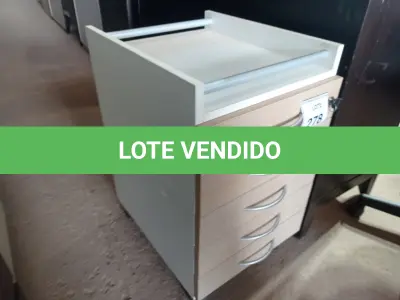 LOTE 278 - 01 GAVETEIRO (DRAWER). (NO ESTADO EM QUE SE ENCONTRA. SUJEITO A AVARIAS OCULTAS/VISÍVEIS.)
