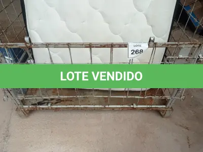LOTE 268 - 01 GAIOLA DE FERRO (IRON CAGE). (NO ESTADO EM QUE SE ENCONTRA. SUJEITO A AVARIAS OCULTAS/VISÍVEIS.)