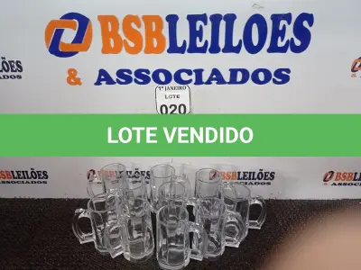 LOTE 020 - 10 CANECAS DE VIDRO. (NO ESTADO) ATENÇÃO! FAZER A VISITAÇÃO ANTES DE ARREMATAR, NÃO SABEMOS SE FUNCIONA. LEILÃO NÃO TEM GARANTIA E NEM DEVOLUÇÃO, SUJEITO A POSSÍVEIS AVARIAS VISÍVEIS/OCULTAS E/OU AUSÊNCIA DE COMPONENTES.