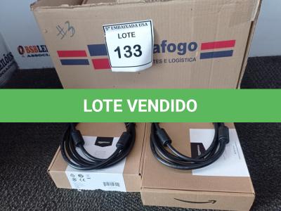 LOTE 133 - CABOS DVI (CABLES DVI) (NO ESTADO EM QUE SE ENCONTRA. SUJEITO A AVARIAS OCULTAS/VISÍVEIS.)