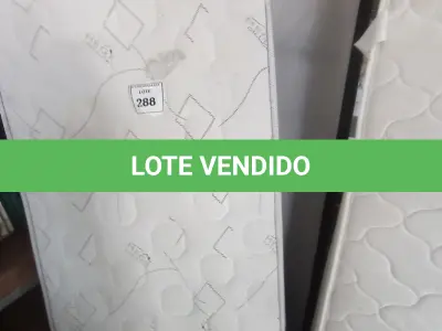 LOTE 288 - 01 COLCHÃO SOLTEIRO (MATTRESS, TWIN). (NO ESTADO EM QUE SE ENCONTRA. SUJEITO A AVARIAS OCULTAS/VISÍVEIS.) AV9377D