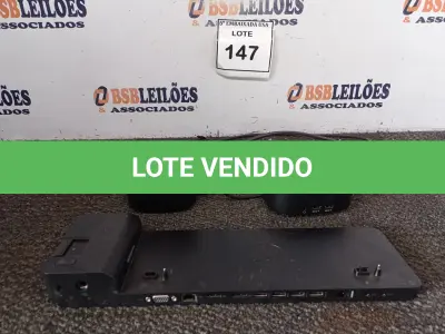LOTE 147 - 01 ESTAÇÃO DE ANCORAGEM HP (DOCKING STATION DICKG5) E 01ESTAÇÃO DE ANCORAGEM HP (DOCKING STATION HSN IX01). (NO ESTADO EM QUE SE ENCONTRA. SUJEITO A AVARIAS OCULTAS/VISÍVEIS.)