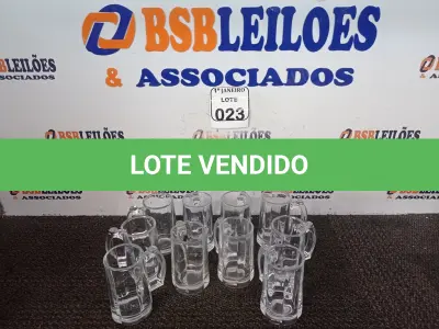 LOTE 023 - 10 CANECAS DE VIDRO. (NO ESTADO) ATENÇÃO! FAZER A VISITAÇÃO ANTES DE ARREMATAR, NÃO SABEMOS SE FUNCIONA. LEILÃO NÃO TEM GARANTIA E NEM DEVOLUÇÃO, SUJEITO A POSSÍVEIS AVARIAS VISÍVEIS/OCULTAS E/OU AUSÊNCIA DE COMPONENTES.