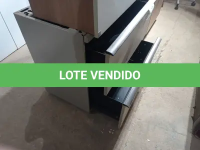 LOTE 185 - 01 GAVETEIRO DE FERRO C/ 02 GAVETAS (IRON DRAWER). (NO ESTADO EM QUE SE ENCONTRA. SUJEITO A AVARIAS OCULTAS/VISÍVEIS.)