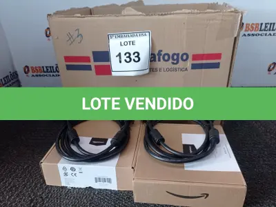 LOTE 133 - CABOS DVI (CABLES DVI) (NO ESTADO EM QUE SE ENCONTRA. SUJEITO A AVARIAS OCULTAS/VISÍVEIS.)