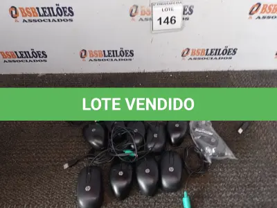 LOTE 146 - 10 MOUSES HP. (NO ESTADO EM QUE SE ENCONTRA. SUJEITO A AVARIAS OCULTAS /VISÍVEIS.)033