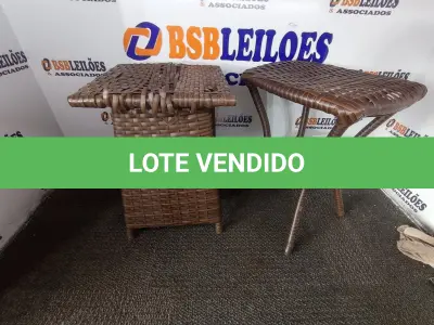 LOTE 092 - 02 MESAS DE JARDIM (TABLES GARDEN). (NO ESTADO EM QUE SE ENCONTRA. SUJEITO A AVARIAS OCULTAS/VISÍVEIS.) BH1547P/BH1580L