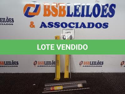 LOTE 018 - 01 BROCA P/CONCRETO 10X310MM” MARCA TRAMONTINA, 01 BROCA MOURÃO E FIBROCIMENTO ¼ X 250MM” E 01 BROCA MOURÃO 3/8 X 320MM” MARCA FERTAK TOOLS (NOVO). (NO ESTADO) ATENÇÃO! FAZER A VISITAÇÃO ANTES DE ARREMATAR, NÃO SABEMOS SE FUNCIONA. LEILÃO NÃO TEM GARANTIA E NEM DEVOLUÇÃO, SUJEITO A POSSÍVEIS AVARIAS VISÍVEIS/OCULTAS E/OU AUSÊNCIA DE COMPONENTES.