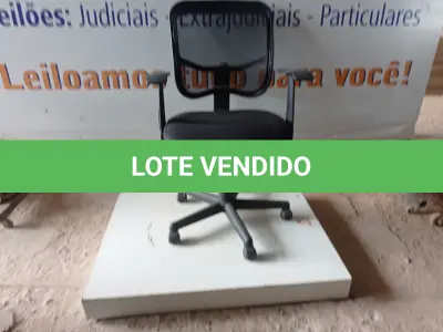 LOTE 252 - 01 CADEIRA DE ESCRITÓRIO GIRATÓRIA. (CHAIR). (NO ESTADO EM QUE SE ENCONTRA. SUJEITO A AVARIAS OCULTAS/VISÍVEIS.)