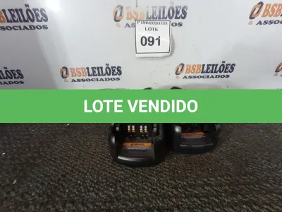 LOTE 091 - 02 CARREGADORES IMPRES. (CHARGERS). (NO ESTADO EM QUE SE ENCONTRA. SUJEITO A AVARIAS OCULTAS/VISÍVEIS.)