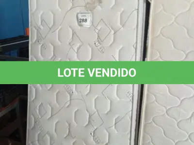 LOTE 288 - 01 COLCHÃO SOLTEIRO (MATTRESS, TWIN). (NO ESTADO EM QUE SE ENCONTRA. SUJEITO A AVARIAS OCULTAS/VISÍVEIS.) AV9377D