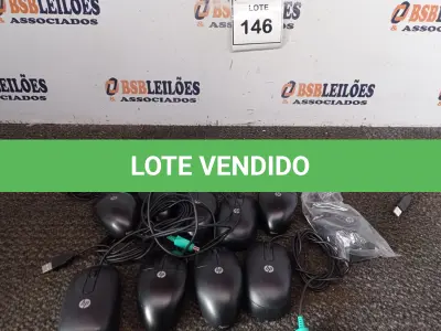LOTE 146 - 10 MOUSES HP. (NO ESTADO EM QUE SE ENCONTRA. SUJEITO A AVARIAS OCULTAS /VISÍVEIS.)033