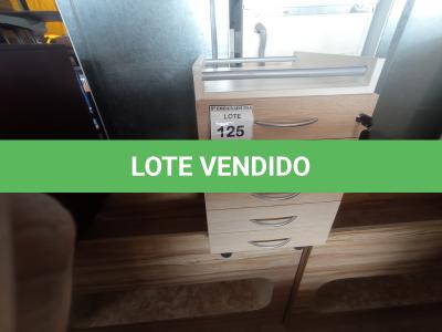 LOTE 125 - 01 GAVETEIRO (DRAWER). (NO ESTADO EM QUE SE ENCONTRA. SUJEITO A AVARIAS OCULTAS/VISÍVEIS.)