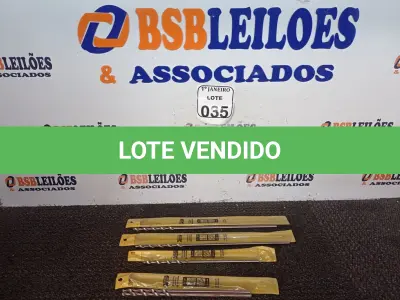 LOTE 035 - 02 BROCAS MOURÃO 5/16 X 280MM” E 02 BROCAS MOURÃO 5/16 X 400MM” MARCA FERTAK TOOLS (NOVO) (NO ESTADO) ATENÇÃO! FAZER A VISITAÇÃO ANTES DE ARREMATAR, NÃO SABEMOS SE FUNCIONA. LEILÃO NÃO TEM GARANTIA E NEM DEVOLUÇÃO, SUJEITO A POSSÍVEIS AVARIAS VISÍVEIS/OCULTAS E/OU AUSÊNCIA DE COMPONENTES.