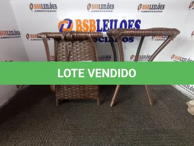 LOTE 092 - 02 MESAS DE JARDIM (TABLES GARDEN). (NO ESTADO EM QUE SE ENCONTRA. SUJEITO A AVARIAS OCULTAS/VISÍVEIS.) BH1547P/BH1580L