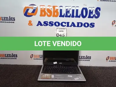 LOTE 045 - 01 NOTEBOOK MARCA STI S/FONTE. (NO ESTADO) ATENÇÃO! FAZER A VISITAÇÃO ANTES DE ARREMATAR, NÃO SABEMOS SE FUNCIONA. LEILÃO NÃO TEM GARANTIA E NEM DEVOLUÇÃO, SUJEITO A POSSÍVEIS AVARIAS VISÍVEIS/OCULTAS E/OU AUSÊNCIA DE COMPONENTES.