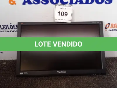 LOTE 109 - 01 SONIC MONITOR VIEW SONIC VG2236WM.  (NO ESTADO EM QUE SE ENCONTRA. SUJEITO A AVARIAS OCULTAS/VISÍVEIS.)
