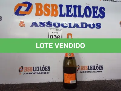 LOTE 038 - 1 GARRAFA DE ESPUMANTE SPERONE PROSECCO BRUT 75 CL LACRADO. (NO ESTADO) ATENÇÃO! FAZER A VISITAÇÃO ANTES DE ARREMATAR, NÃO SABEMOS SE FUNCIONA. LEILÃO NÃO TEM GARANTIA E NEM DEVOLUÇÃO, SUJEITO A POSSÍVEIS AVARIAS VISÍVEIS/OCULTAS E/OU AUSÊNCIA DE COMPONENTES.