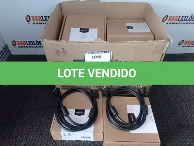 LOTE 133 - CABOS DVI (CABLES DVI) (NO ESTADO EM QUE SE ENCONTRA. SUJEITO A AVARIAS OCULTAS/VISÍVEIS.)