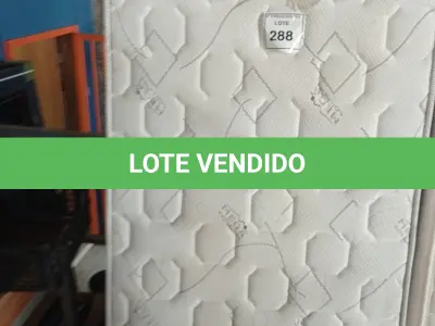 LOTE 288 - 01 COLCHÃO SOLTEIRO (MATTRESS, TWIN). (NO ESTADO EM QUE SE ENCONTRA. SUJEITO A AVARIAS OCULTAS/VISÍVEIS.) AV9377D