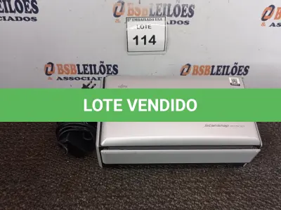 LOTE 114 - 01 DIGITALIZADOR (SCANER SCAN SNAP S1500FUJITSU). (NO ESTADO EM QUE SE ENCONTRA. SUJEITO A AVARIAS OCULTAS/VISÍVEIS.) AV9557J