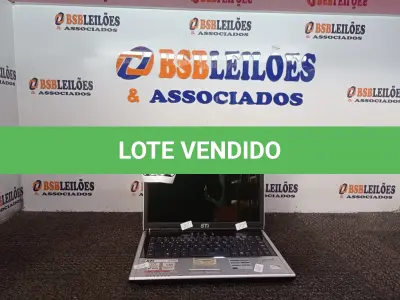 LOTE 032 - 01 NOTEBOOK MARCA STI S/FONTE. (NO ESTADO) ATENÇÃO! FAZER A VISITAÇÃO ANTES DE ARREMATAR, NÃO SABEMOS SE FUNCIONA. LEILÃO NÃO TEM GARANTIA E NEM DEVOLUÇÃO, SUJEITO A POSSÍVEIS AVARIAS VISÍVEIS/OCULTAS E/OU AUSÊNCIA DE COMPONENTES.