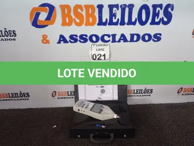 LOTE 021 - 01 DECIBELÍMETRO MARCA POLITERM. (NO ESTADO) ATENÇÃO! FAZER A VISITAÇÃO ANTES DE ARREMATAR, NÃO SABEMOS SE FUNCIONA. LEILÃO NÃO TEM GARANTIA E NEM DEVOLUÇÃO, SUJEITO A POSSÍVEIS AVARIAS VISÍVEIS/OCULTAS E/OU AUSÊNCIA DE COMPONENTES.