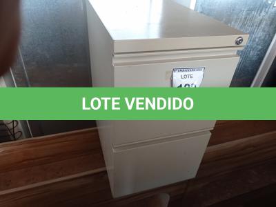 LOTE 120 - 01 GAVETEIRO DE FERRO (IRON DRAWER). (NO ESTADO EM QUE SE ENCONTRA. SUJEITO A AVARIAS OCULTAS/VISÍVEIS.)