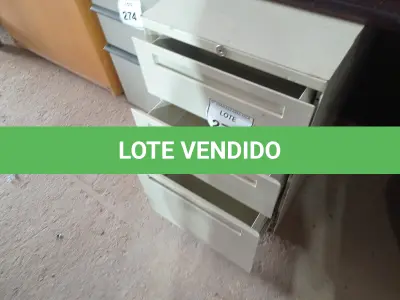 LOTE 277 - 01 GAVETEIRO (DRAWER). (NO ESTADO EM QUE SE ENCONTRA. SUJEITO A AVARIAS OCULTAS/VISÍVEIS.)