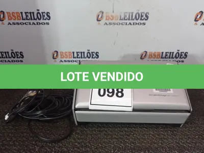 LOTE 098 - 01 SCANNER FUJITSU I51500. (NO ESTADO EM QUE SE ENCONTRA. SUJEITO A AVARIAS OCULTAS/VISÍVEIS.) AV9557E