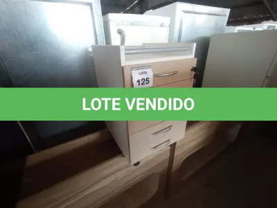 LOTE 125 - 01 GAVETEIRO (DRAWER). (NO ESTADO EM QUE SE ENCONTRA. SUJEITO A AVARIAS OCULTAS/VISÍVEIS.)
