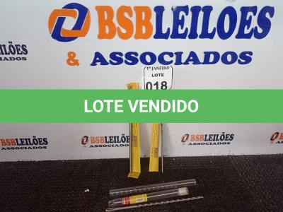 LOTE 018 - 01 BROCA P/CONCRETO 10X310MM” MARCA TRAMONTINA, 01 BROCA MOURÃO E FIBROCIMENTO ¼ X 250MM” E 01 BROCA MOURÃO 3/8 X 320MM” MARCA FERTAK TOOLS (NOVO). (NO ESTADO) ATENÇÃO! FAZER A VISITAÇÃO ANTES DE ARREMATAR, NÃO SABEMOS SE FUNCIONA. LEILÃO NÃO TEM GARANTIA E NEM DEVOLUÇÃO, SUJEITO A POSSÍVEIS AVARIAS VISÍVEIS/OCULTAS E/OU AUSÊNCIA DE COMPONENTES.