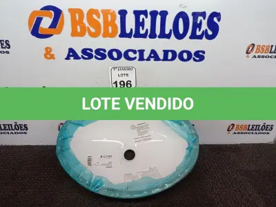 LOTE 196 - 01 CUBA DE EMBUTIR OVAL NA COR BRANCA MARCA DECA(NOVO). (NO ESTADO) ATENÇÃO! FAZER A VISITAÇÃO ANTES DE ARREMATAR, NÃO SABEMOS SE FUNCIONA. LEILÃO NÃO TEM GARANTIA E NEM DEVOLUÇÃO, SUJEITO A POSSÍVEIS AVARIAS VISÍVEIS/OCULTAS E/OU AUSÊNCIA DE COMPONENTES.