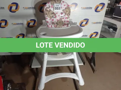 LOTE 337 - 01 CADEIRA DOBRÁVEL DE REFEIÇÃO INFANTIL MARCA GAZERANA E 02PORTÕES P/PETS. (NO ESTADO) ATENÇÃO! FAZER A VISITAÇÃO ANTES DE ARREMATAR, NÃO SABEMOS SE FUNCIONA. LEILÃO NÃO TEM GARANTIA E NEM DEVOLUÇÃO, SUJEITO A POSSÍVEIS AVARIAS VISÍVEIS/OCULTAS E/OU AUSÊNCIA DE COMPONENTES.