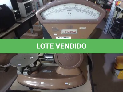 LOTE 287 - 01 BALANÇA ANTIGA CAPACIDADE MÁXIMA ATÉ 15KG MARCA FILIZOLA S/PRATO. (NO ESTADO) ATENÇÃO! FAZER A VISITAÇÃO ANTES DE ARREMATAR, NÃO SABEMOS SE FUNCIONA. LEILÃO NÃO TEM GARANTIA E NEM DEVOLUÇÃO, SUJEITO A POSSÍVEIS AVARIAS VISÍVEIS/OCULTAS E/OU AUSÊNCIA DE COMPONENTES.