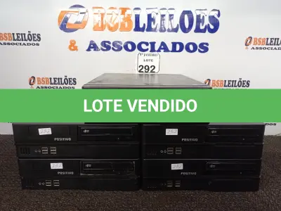 LOTE 292 - 05 CPU’S PARA RETIRADA DE PEÇAS MARCA POSITIVO. (NO ESTADO) ATENÇÃO! FAZER A VISITAÇÃO ANTES DE ARREMATAR, NÃO SABEMOS SE FUNCIONA. LEILÃO NÃO TEM GARANTIA E NEM DEVOLUÇÃO, SUJEITO A POSSÍVEIS AVARIAS VISÍVEIS/OCULTAS E/OU AUSÊNCIA DE COMPONENTES.