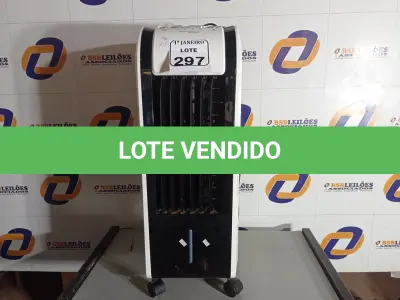 LOTE 297 - 01 CLIMATIZADOR MARCA CADENCE. (NO ESTADO) ATENÇÃO! FAZER A VISITAÇÃO ANTES DE ARREMATAR, NÃO SABEMOS SE FUNCIONA. LEILÃO NÃO TEM GARANTIA E NEM DEVOLUÇÃO, SUJEITO A POSSÍVEIS AVARIAS VISÍVEIS/OCULTAS E/OU AUSÊNCIA DE COMPONENTES.
