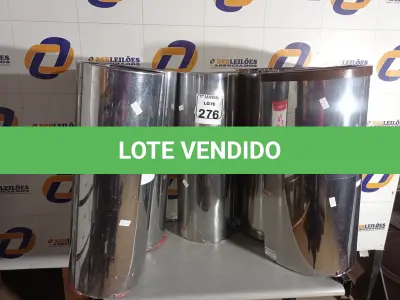 LOTE 276 - 05 LIXEIRAS EM INOX. (NO ESTADO) ATENÇÃO! FAZER A VISITAÇÃO ANTES DE ARREMATAR, NÃO SABEMOS SE FUNCIONA. LEILÃO NÃO TEM GARANTIA E NEM DEVOLUÇÃO, SUJEITO A POSSÍVEIS AVARIAS VISÍVEIS/OCULTAS E/OU AUSÊNCIA DE COMPONENTES.