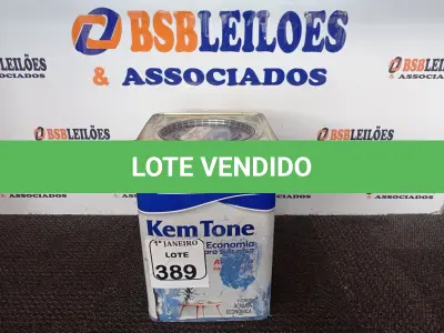 LOTE 389 - 01 LATA DE TINTA ACRÍLICA NA COR AZUL 18L MARCA SHERWIN WILLIANS. (NO ESTADO) ATENÇÃO! FAZER A VISITAÇÃO ANTES DE ARREMATAR, NÃO SABEMOS SE FUNCIONA. LEILÃO NÃO TEM GARANTIA E NEM DEVOLUÇÃO, SUJEITO A POSSÍVEIS AVARIAS VISÍVEIS/OCULTAS E/OU AUSÊNCIA DE COMPONENTES.