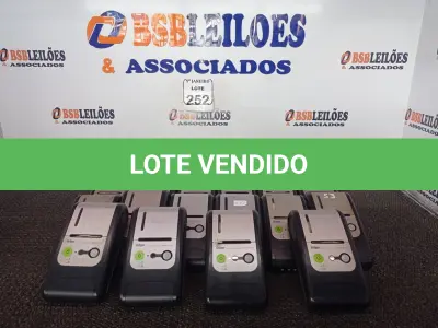 LOTE 252 - 01 CAIXA C/VÁRIAS IMPRESSORAS TÉRMICAS MARCA DRAGER. (NO ESTADO) ATENÇÃO! FAZER A VISITAÇÃO ANTES DE ARREMATAR, NÃO SABEMOS SE FUNCIONA. LEILÃO NÃO TEM GARANTIA E NEM DEVOLUÇÃO, SUJEITO A POSSÍVEIS AVARIAS VISÍVEIS/OCULTAS E/OU AUSÊNCIA DE COMPONENTES.